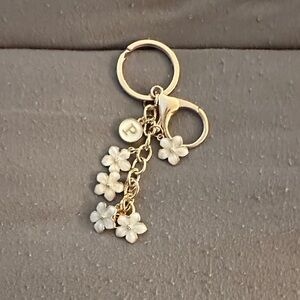 Floral Charm Keychain